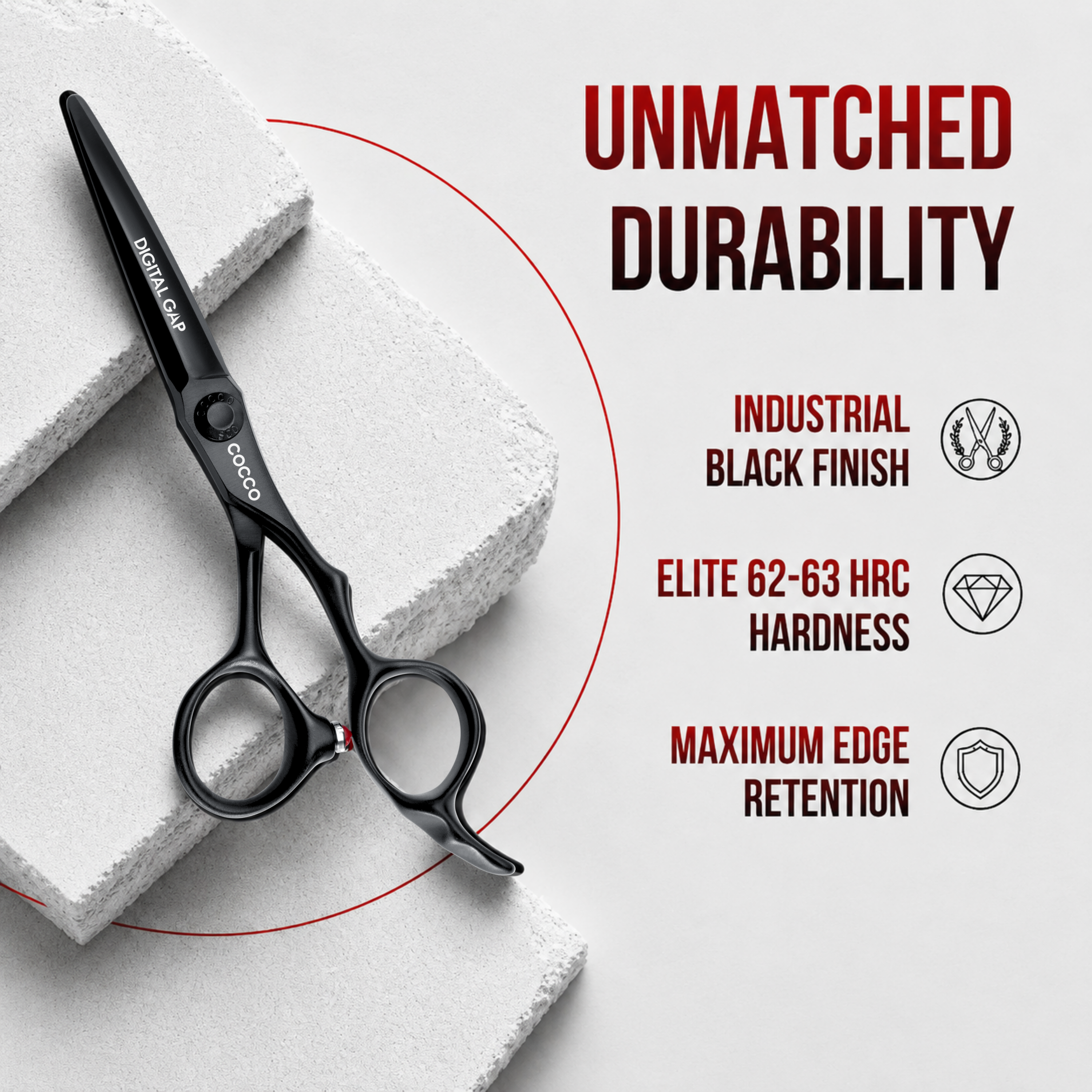 Cutting Shaer Black (Select Size)