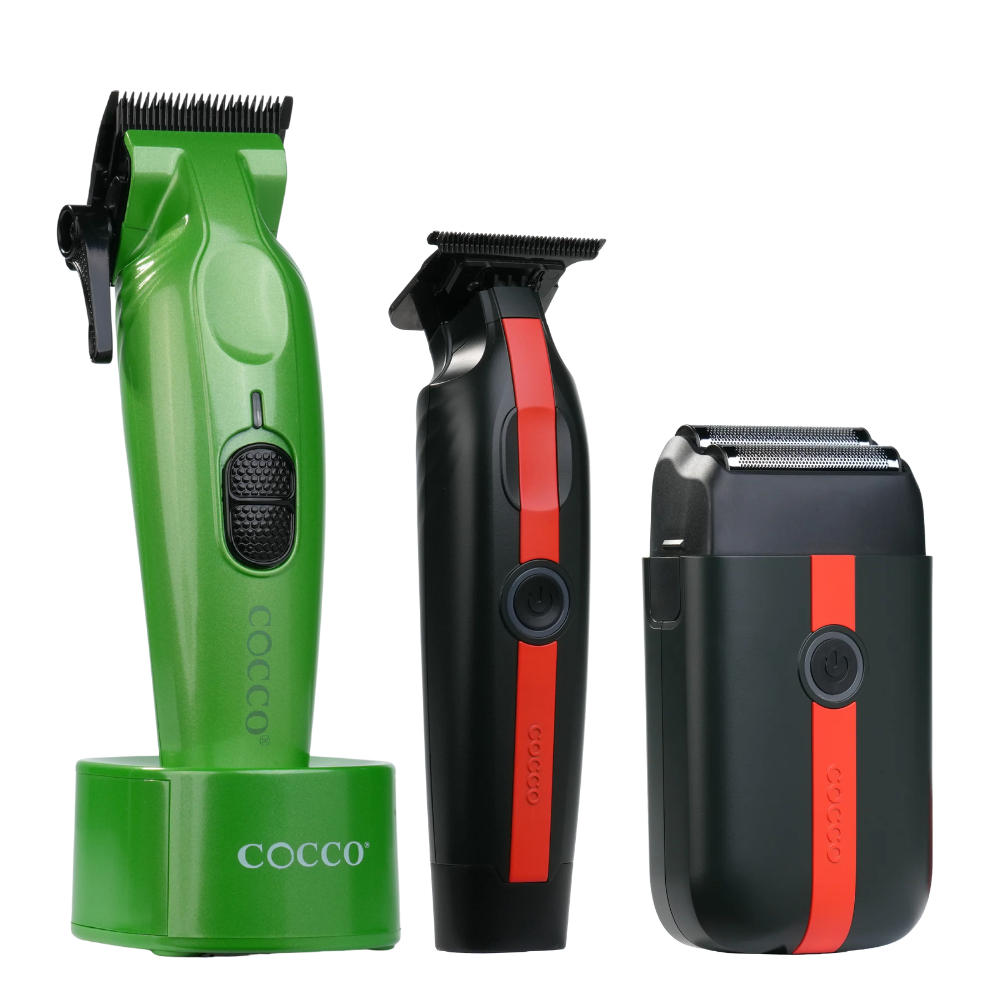 COCCO® Hyper Veloce Clipper, Veloce Lite Trimmer & Shaver Bundle