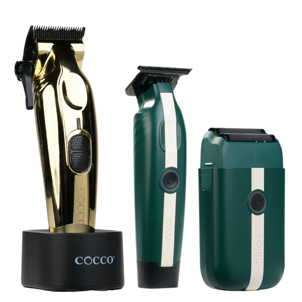 COCCO® Hyper Veloce Clipper, Veloce Lite Trimmer & Shaver Bundle