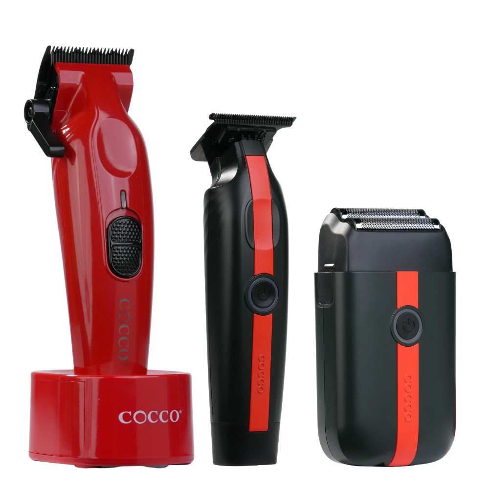 COCCO® Hyper Veloce Clipper, Veloce Lite Trimmer & Shaver Bundle