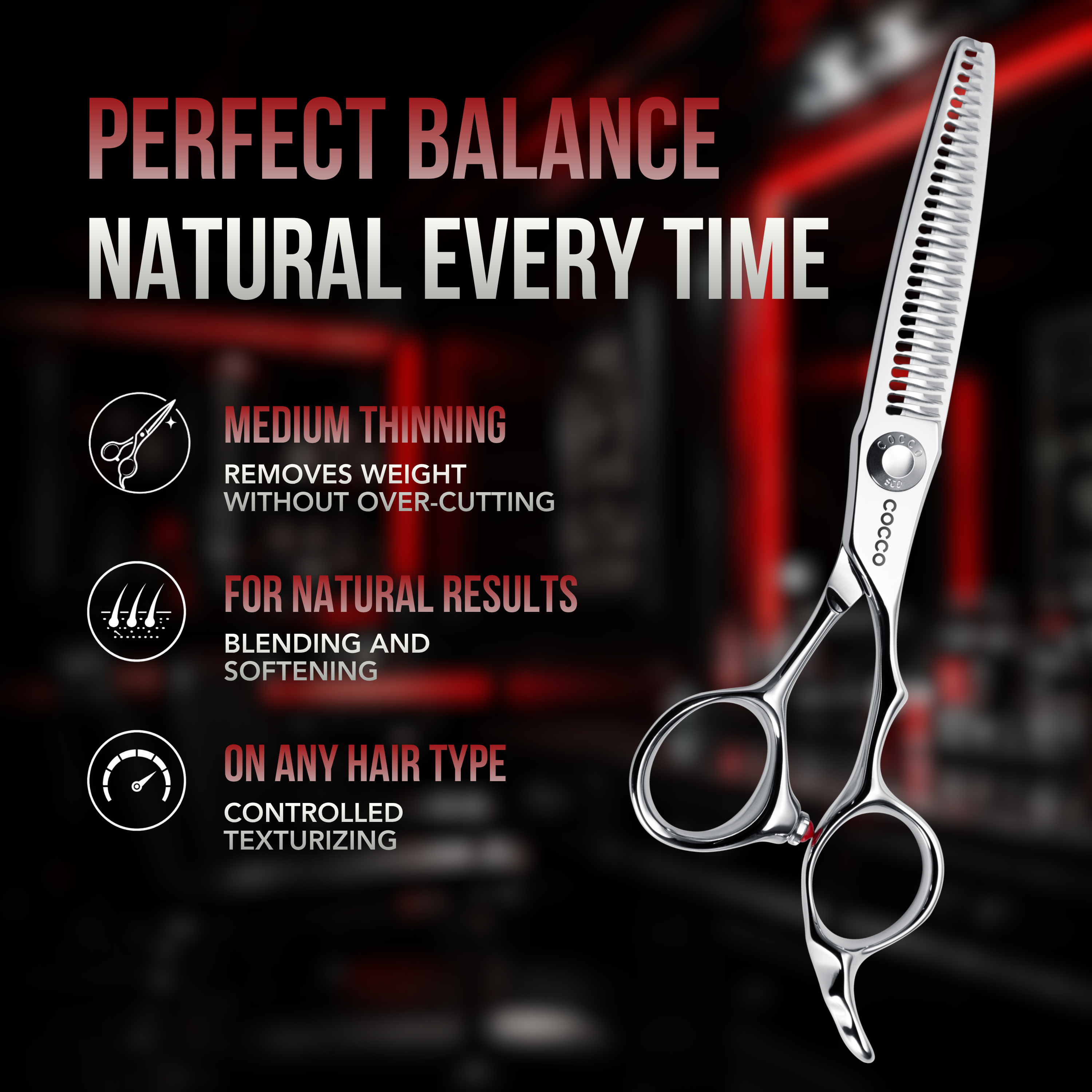 SCO Thinning Shear Silver (17 Tooth)