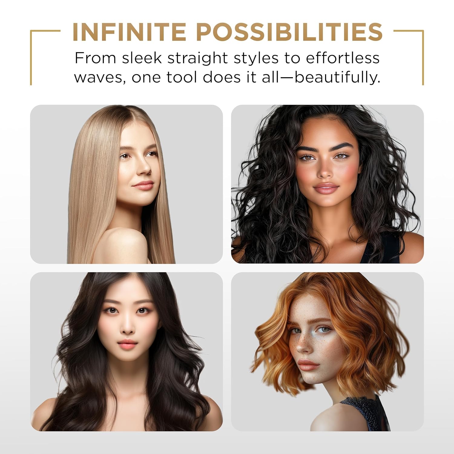 Cocco GNS 1″ Flat Iron V3 with Cocco Nano Pro Hair Dryer Bundle