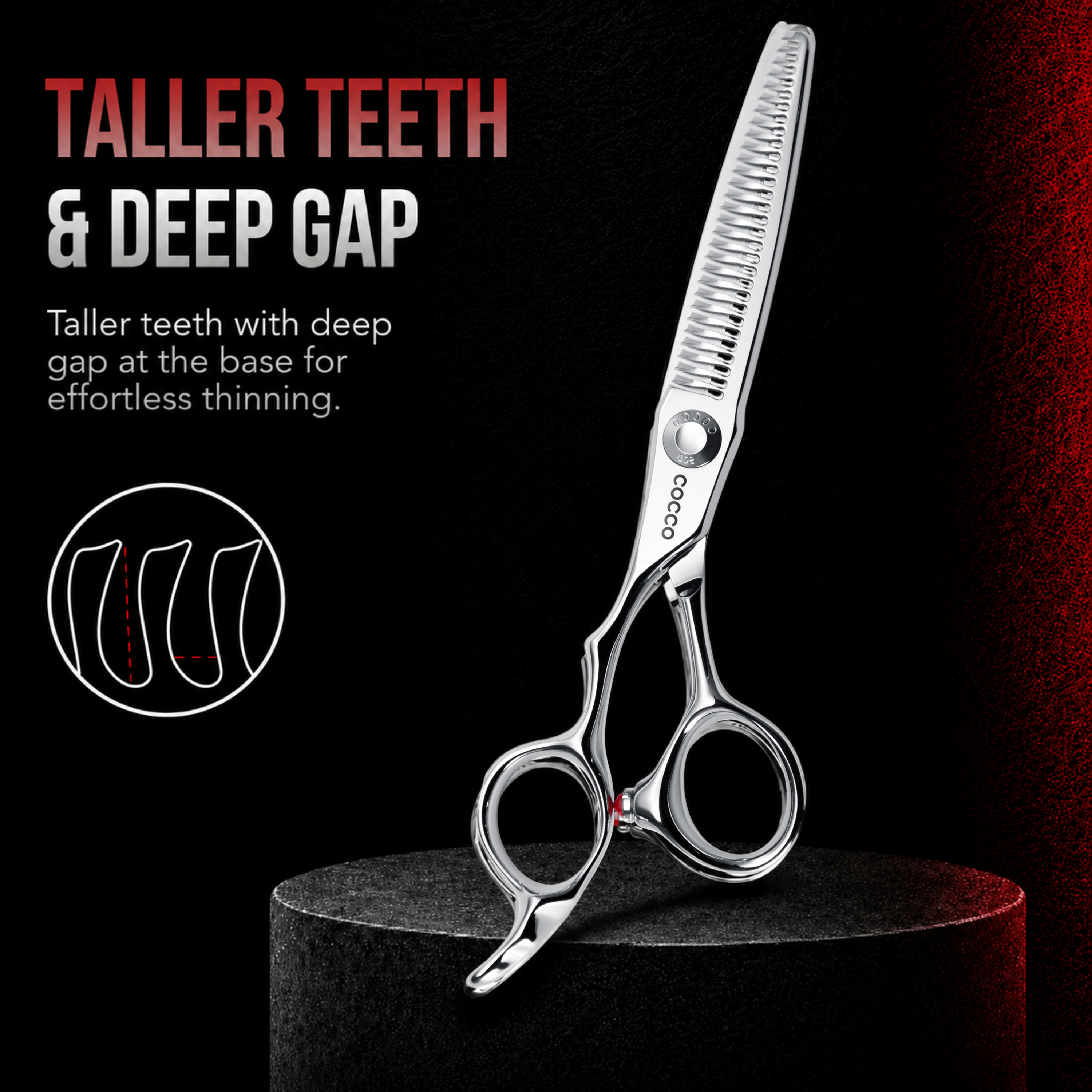 SCO Thinning Shear Silver (17 Tooth)
