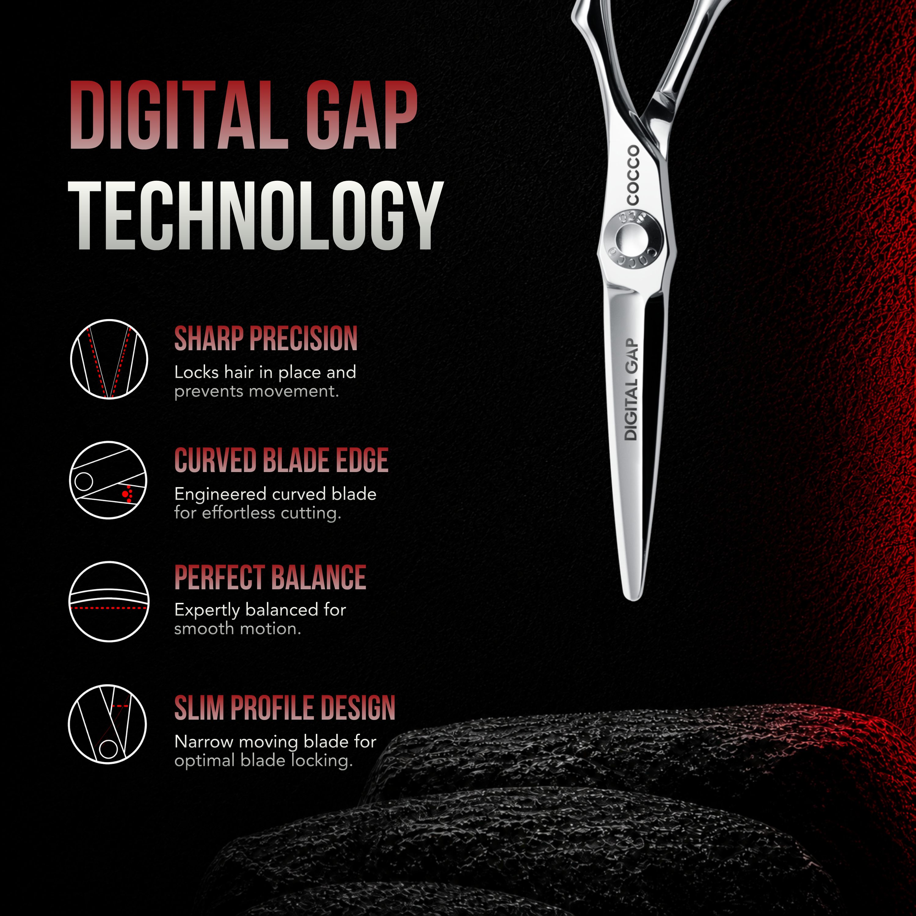 Cutting Shaer Silver (Select Size)