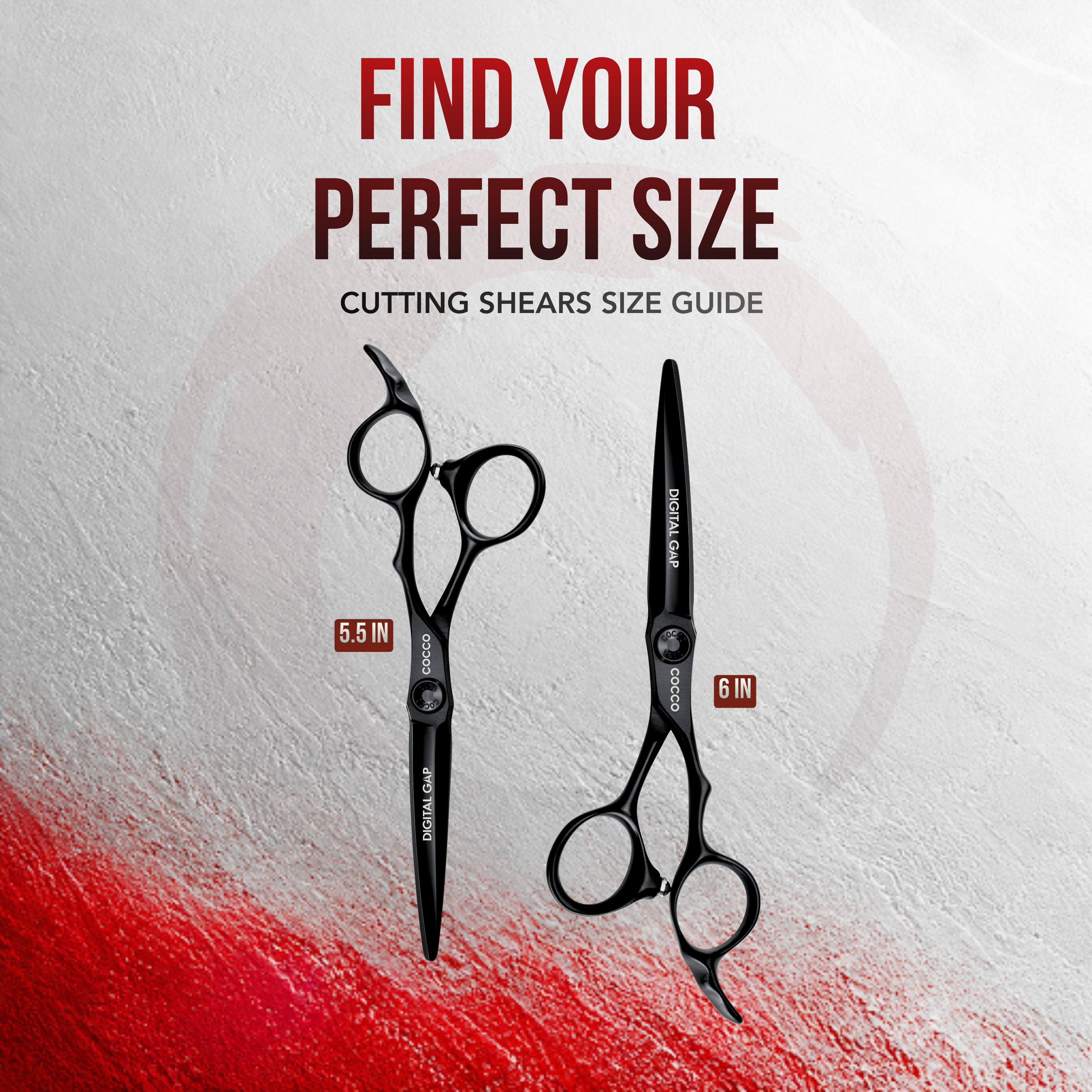 VG10 Cutting Shears Black (Select Size)