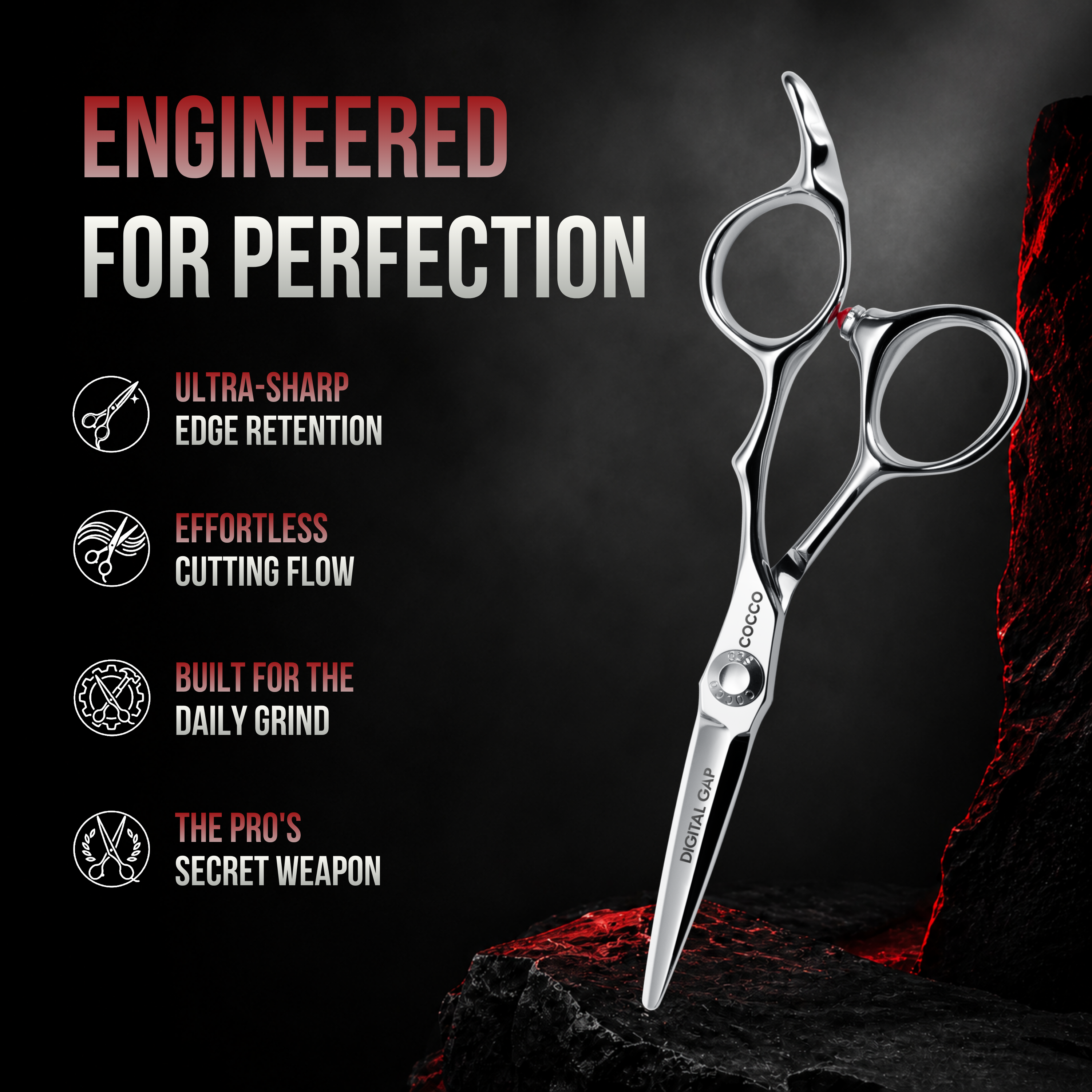 Cutting Shaer Silver (Select Size)