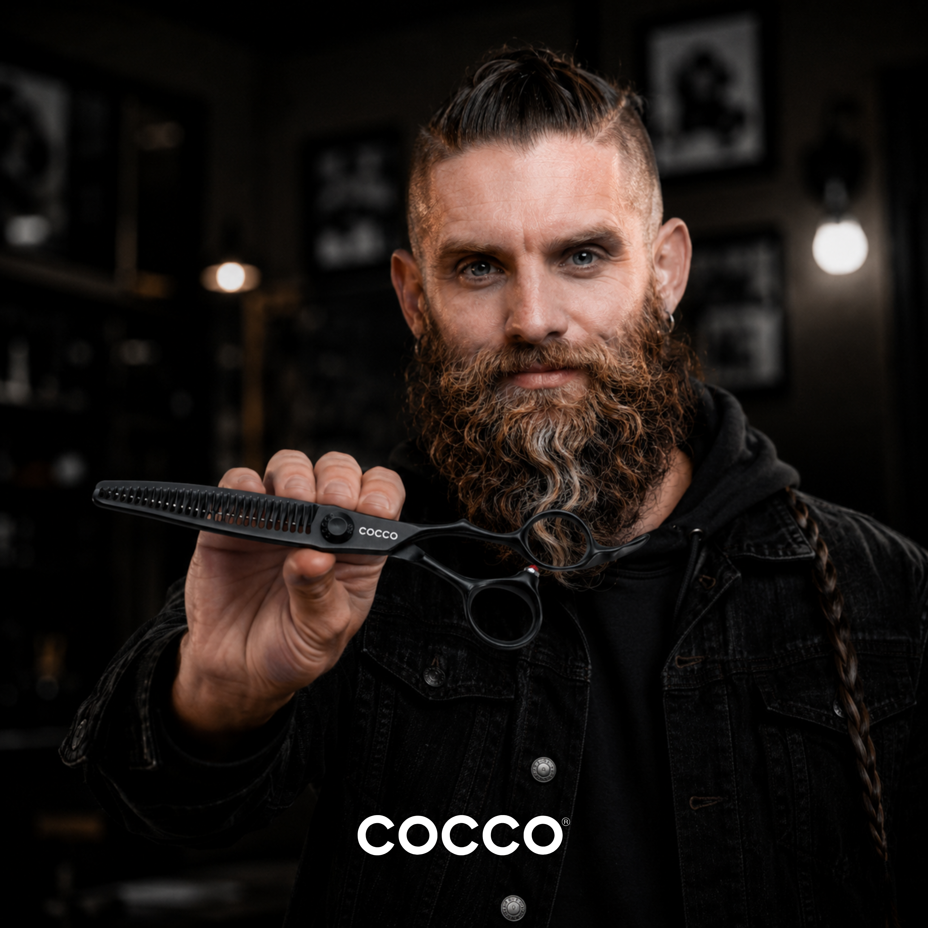 Thinning Shear Black 6"