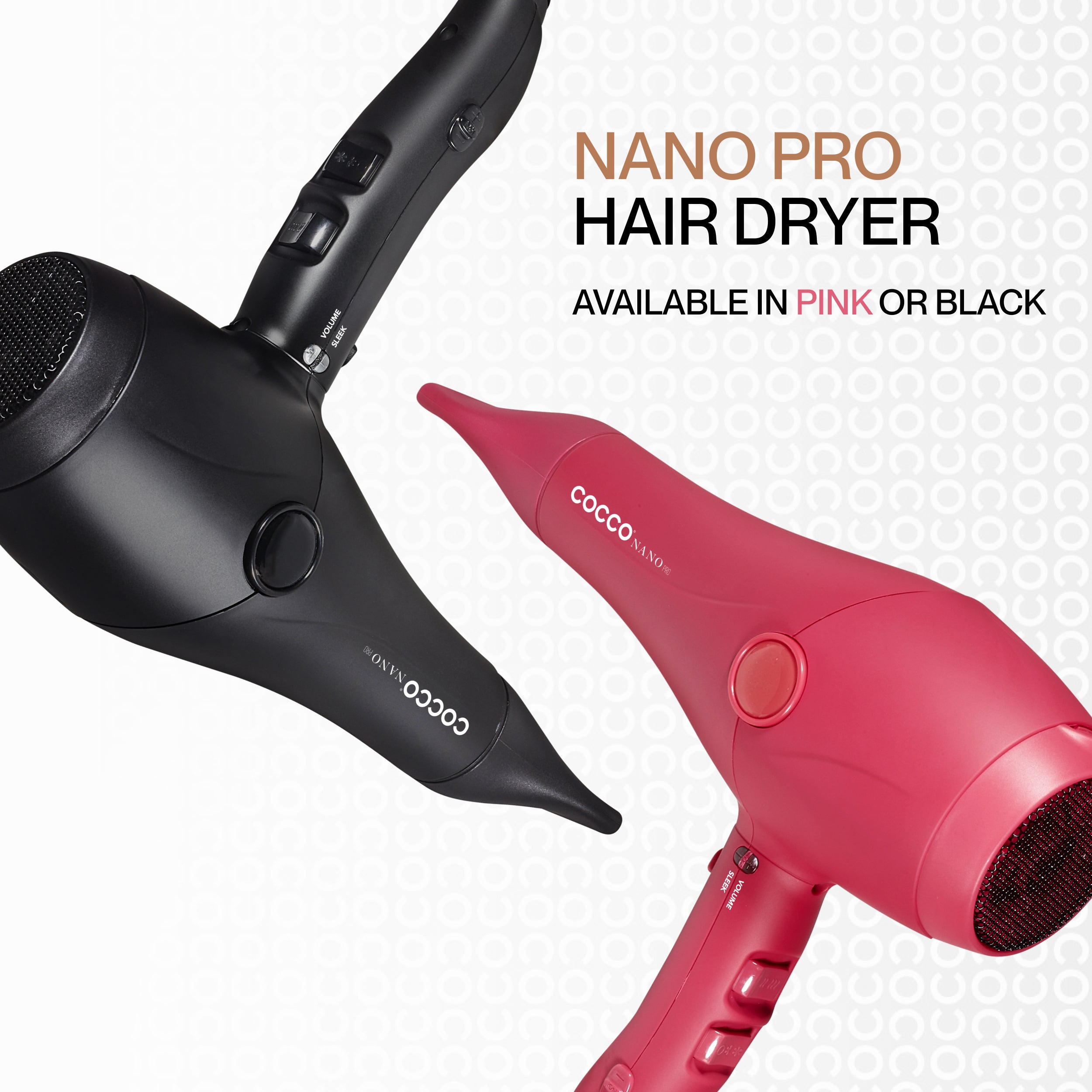 Cocco Nano Pro Hair Dryer (Black)