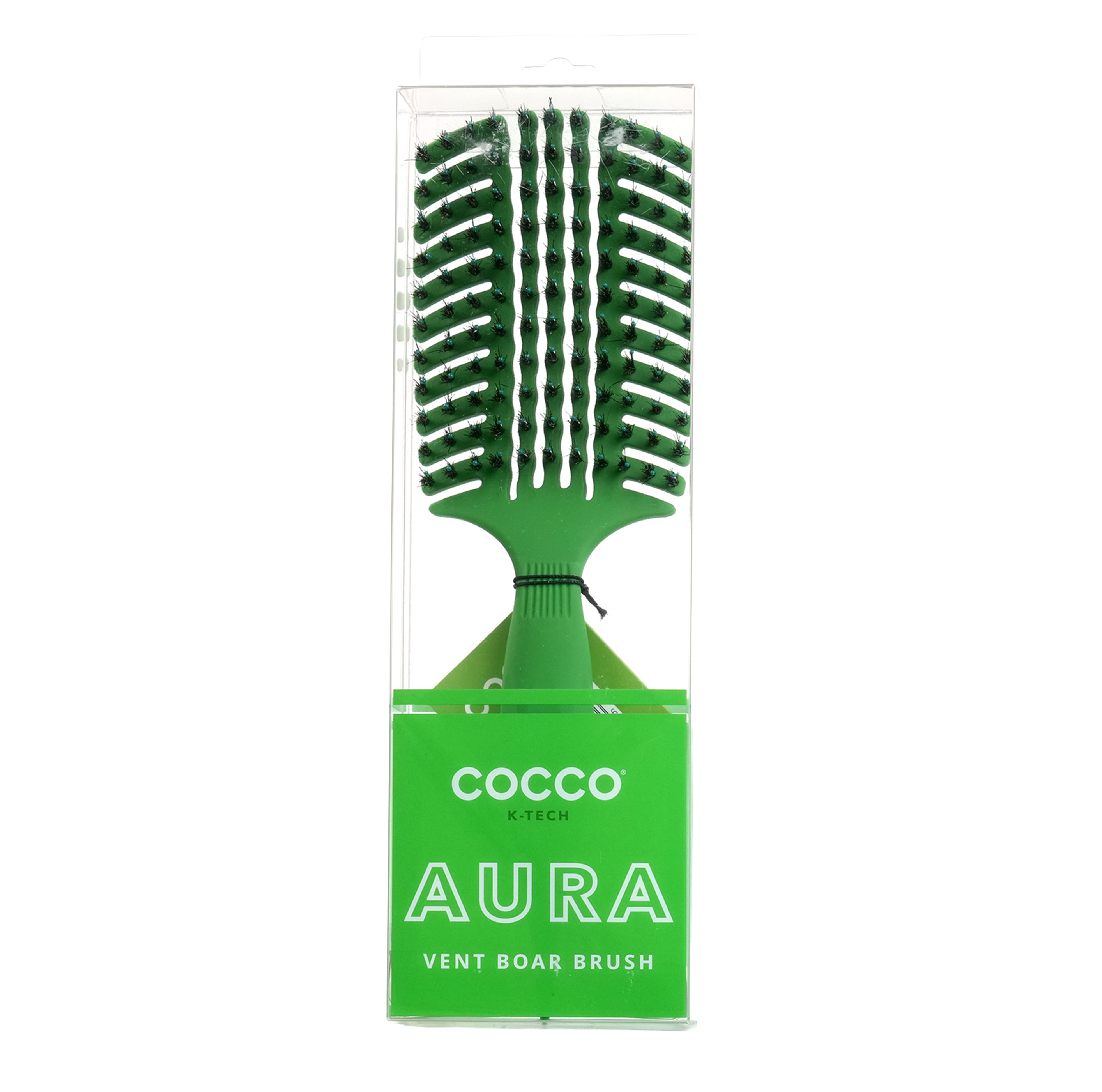 COCCO® Aura Vent Boar Brush (Green)