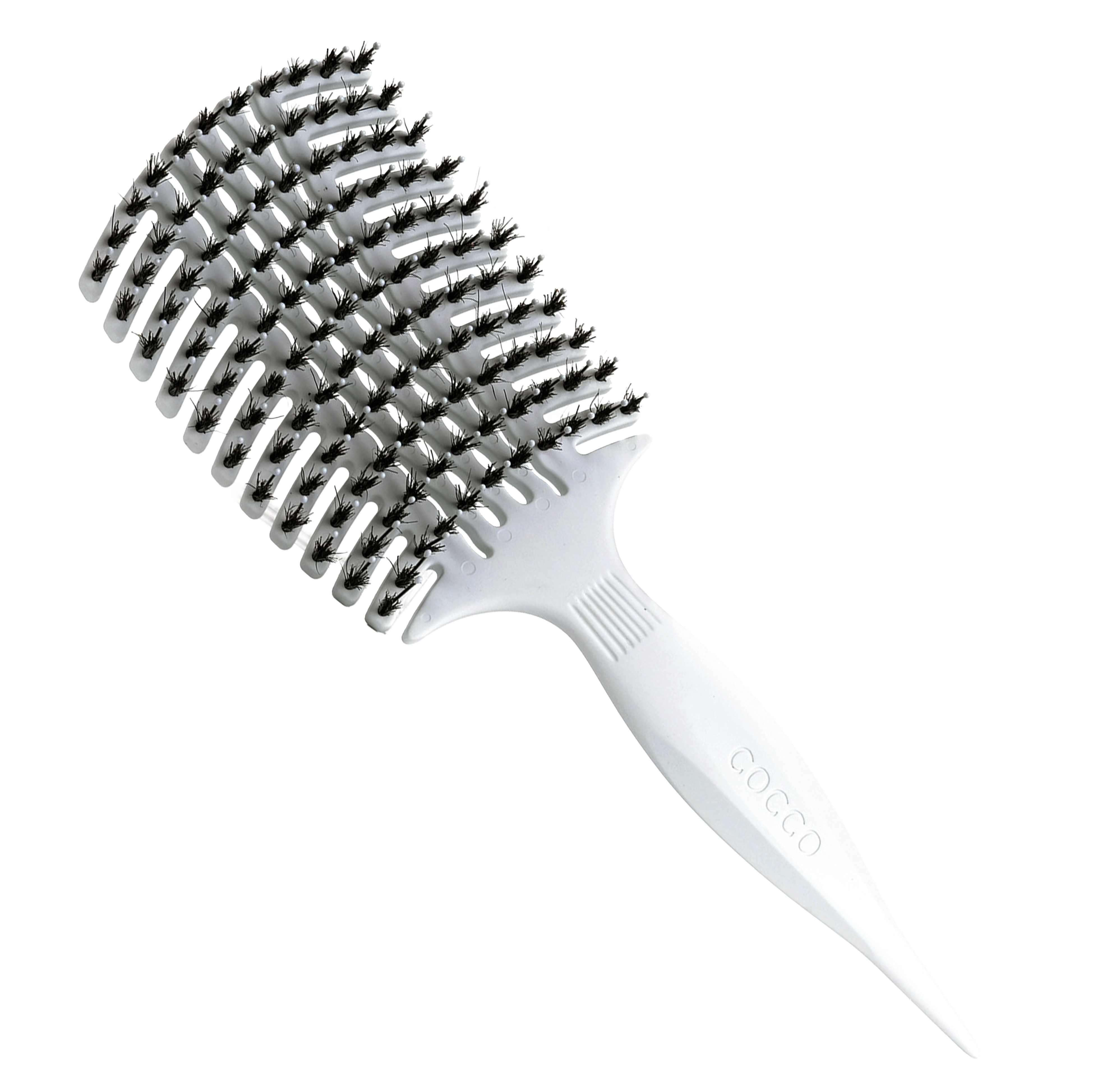 COCCO® Aura Vent Boar Brush (White)