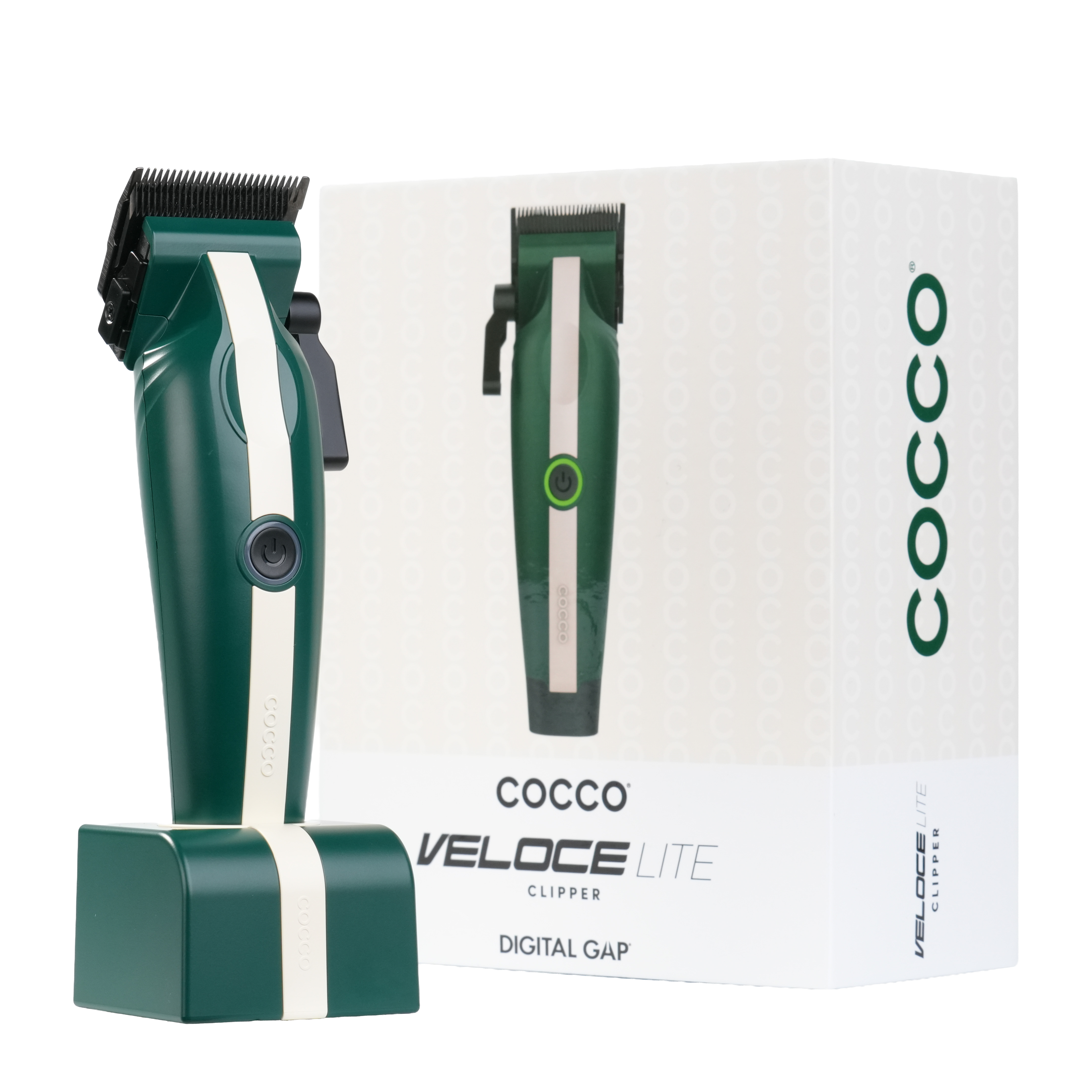 COCCO® Veloce Lite Clipper (Green/White Stripe)