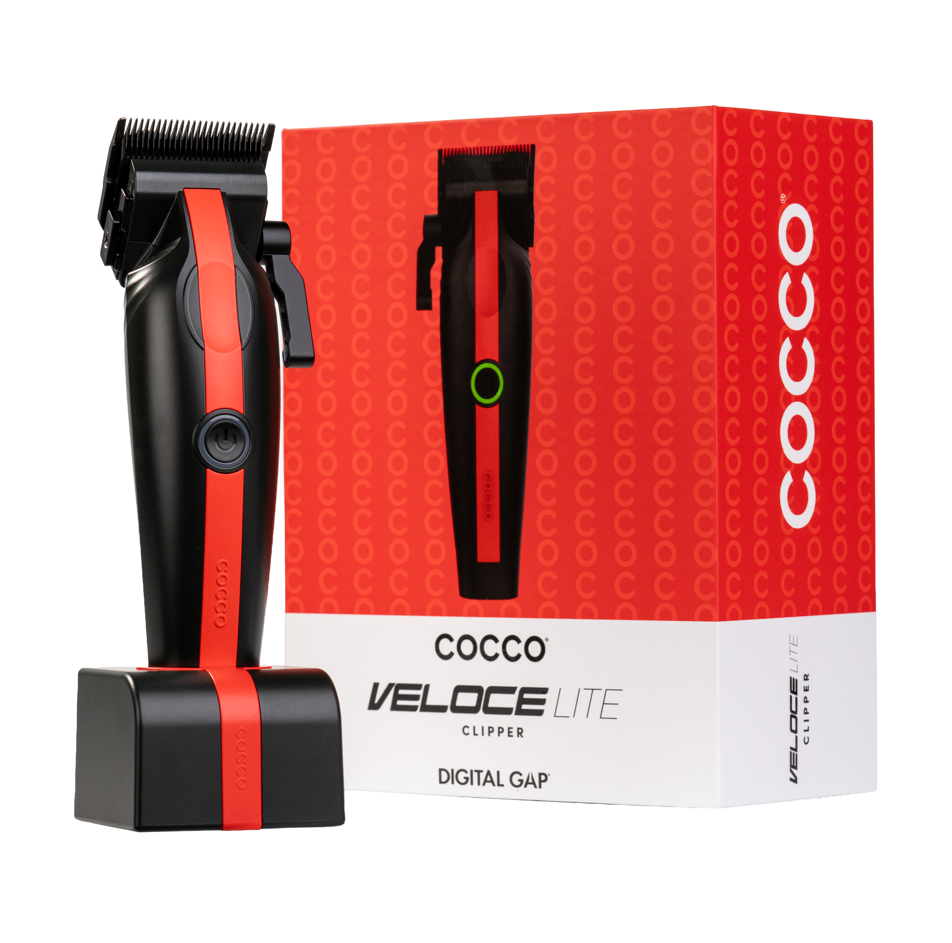 COCCO® Veloce Lite Clipper (Black/Red Stripe)