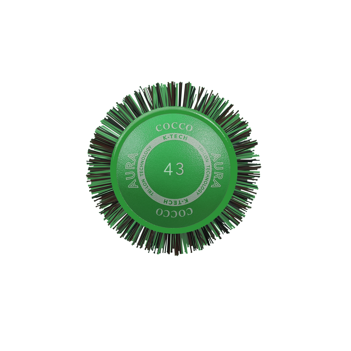 Green COCCO® Aura Ceramic Round Brush Size 25m-65m