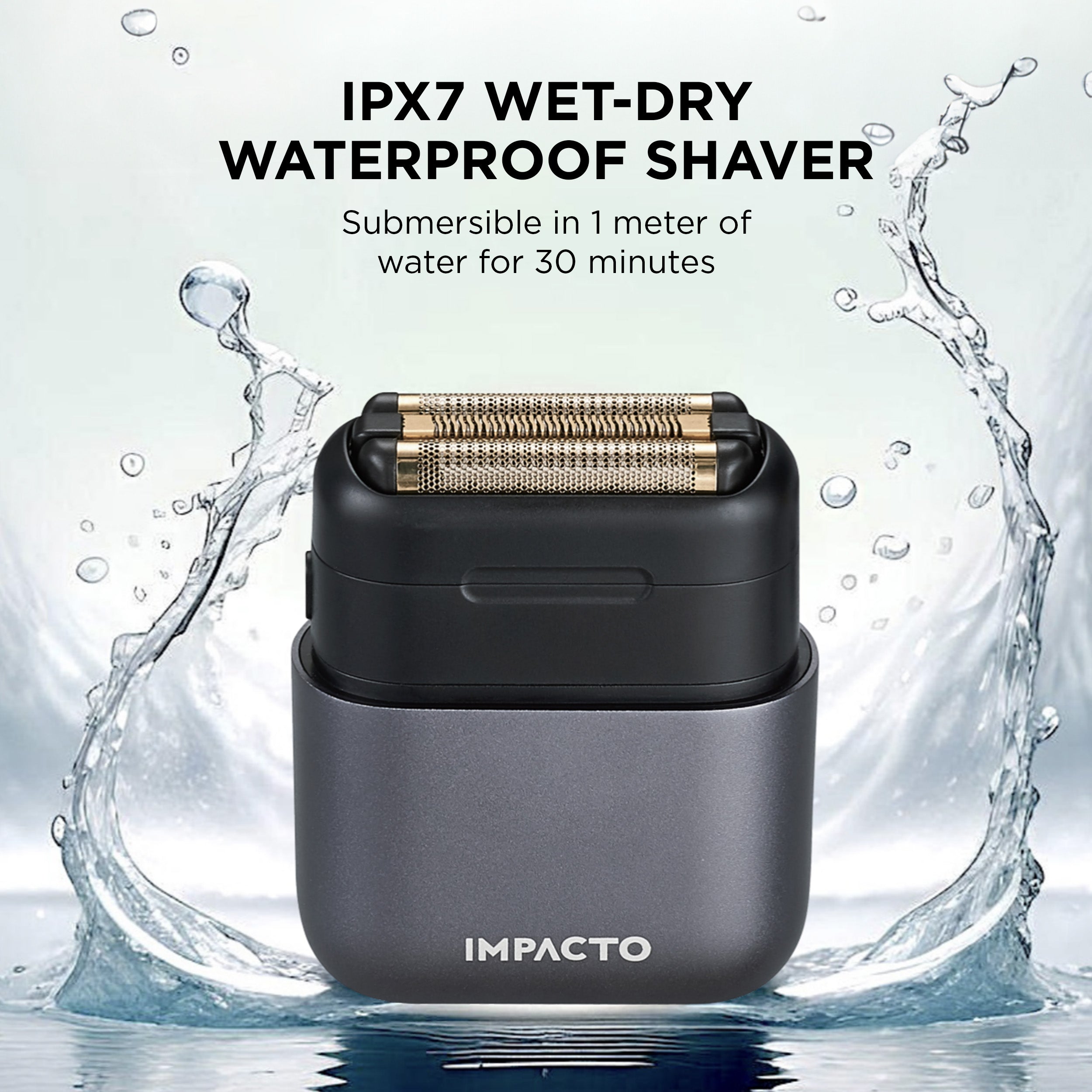 Impacto Micro Wet-Dry Shaver (Grey)