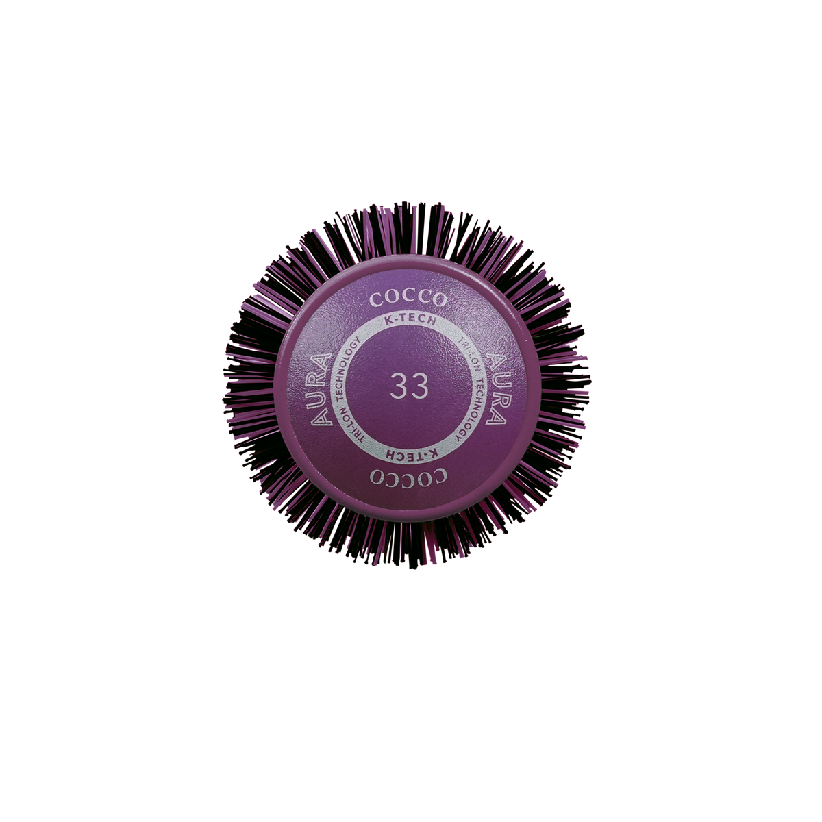 Purple COCCO® Aura Ceramic Round Brush Size 25m-65m