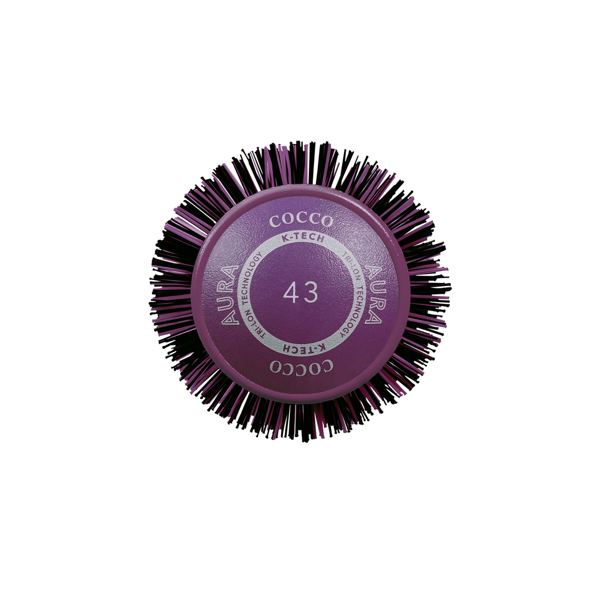 Purple COCCO® Aura Ceramic Round Brush Size 25m-65m