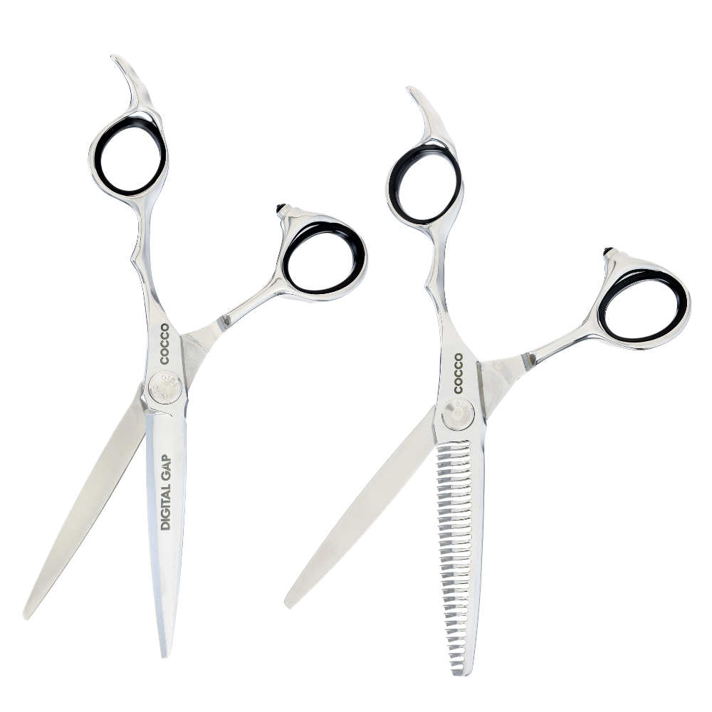 COCCO® VG10 Blunt Shear & 29-Tooth Thinning Shear Set