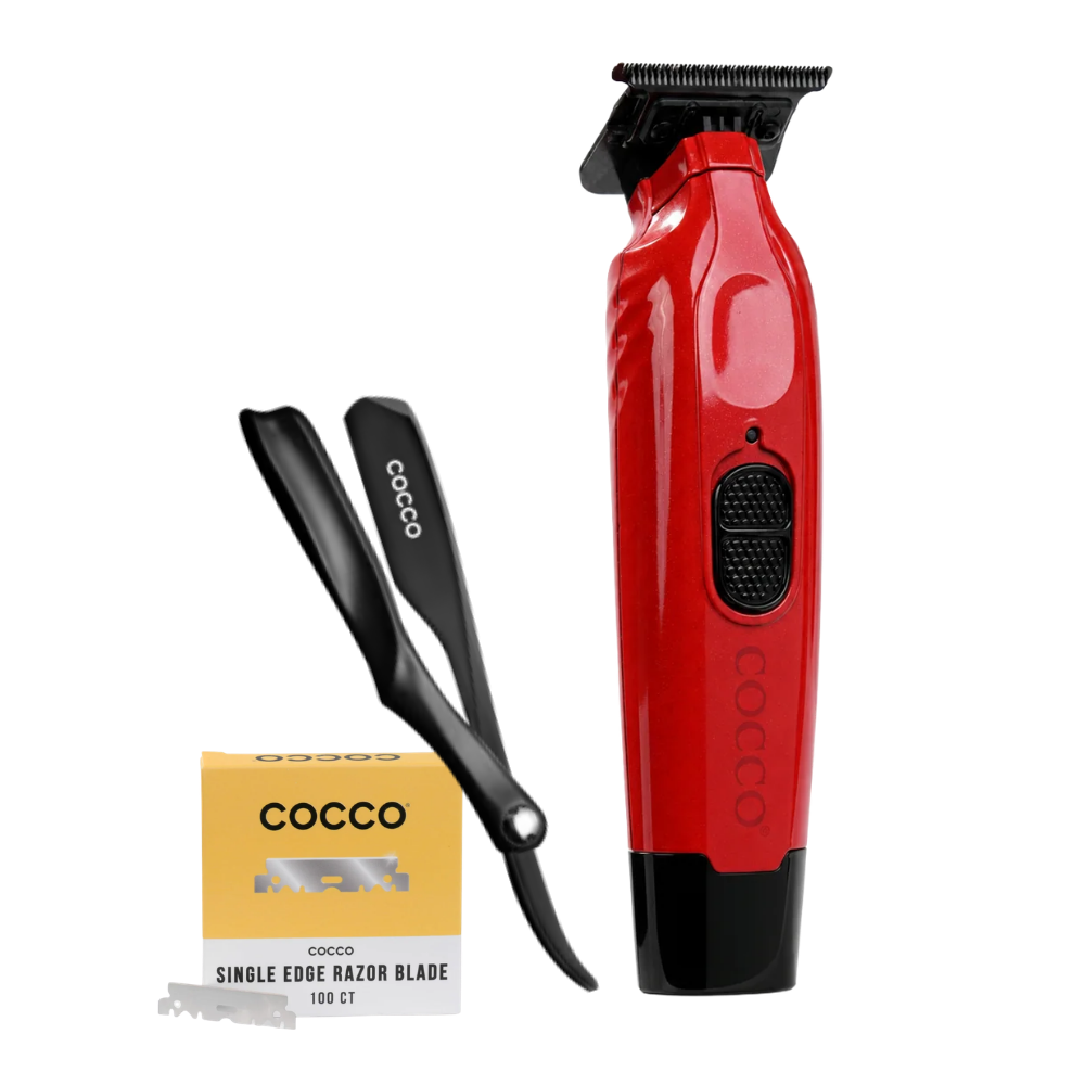 COCCO® Hyper Veloce Trimmer & Razor Blade Bundle