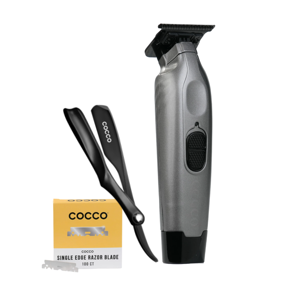 COCCO® Hyper Veloce Trimmer & Razor Blade Bundle