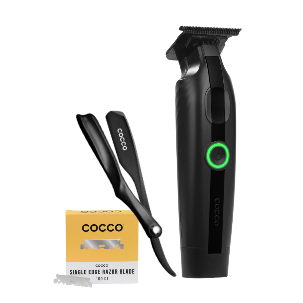 COCCO® Veloce Lite Trimmer & Razor Blade Bundle