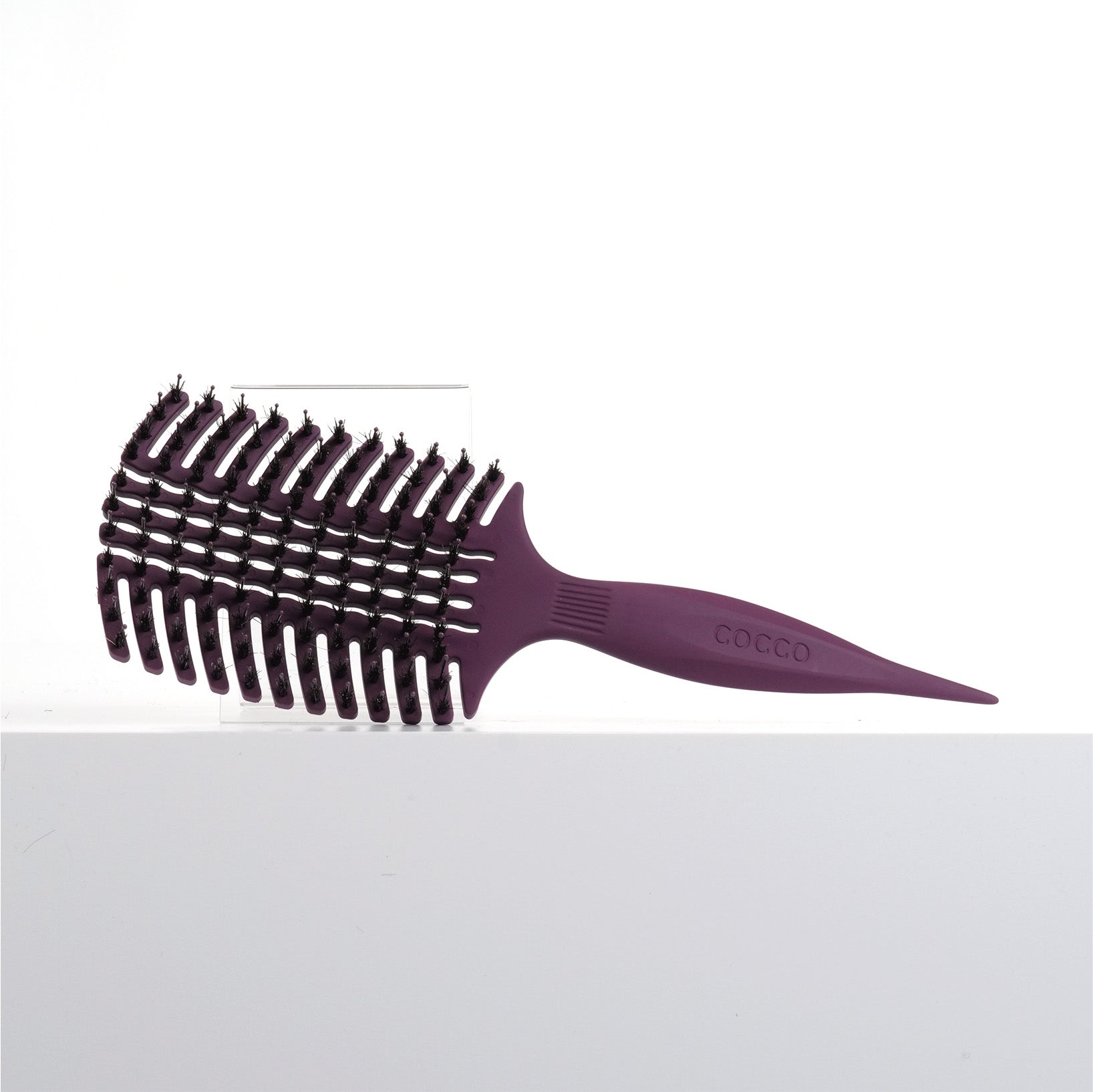 Cocco Aura Vent Boar Brush (Purple)