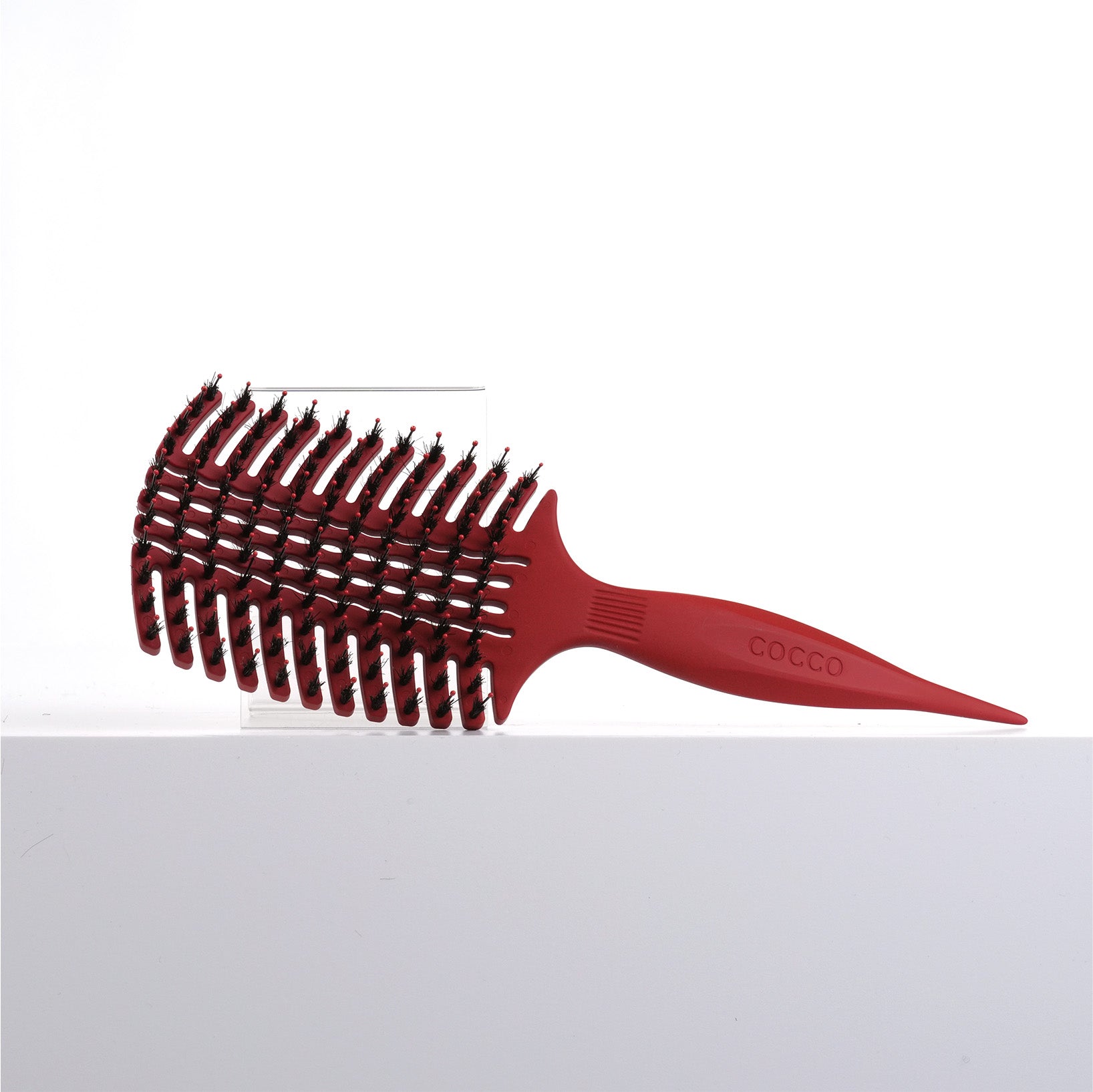 Cocco Aura Vent Boar Brush (Red)