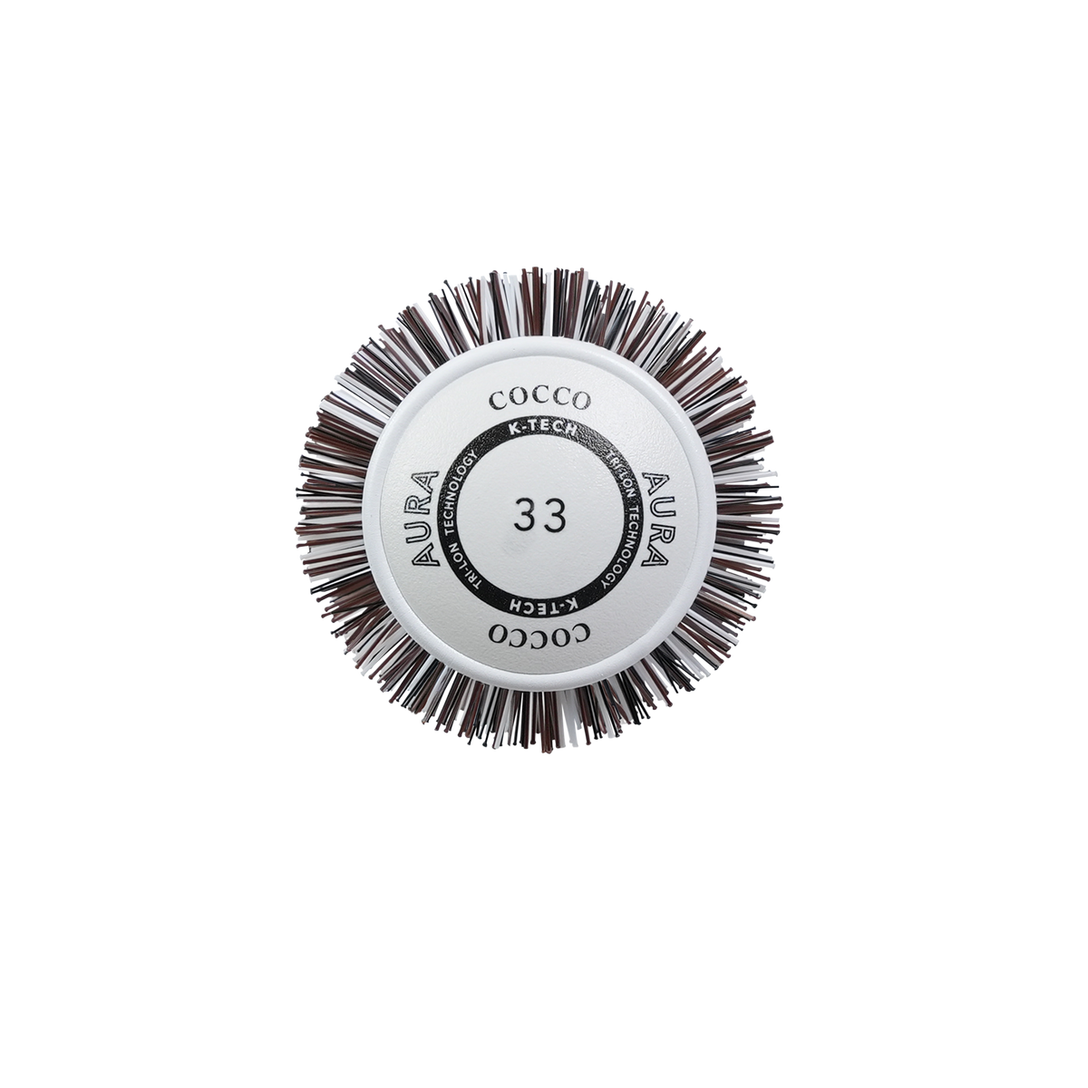 White COCCO® Aura Ceramic Round Brush Size 25m-65m